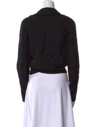 Jacquemus V-Neck Long Sleeve Crop Top