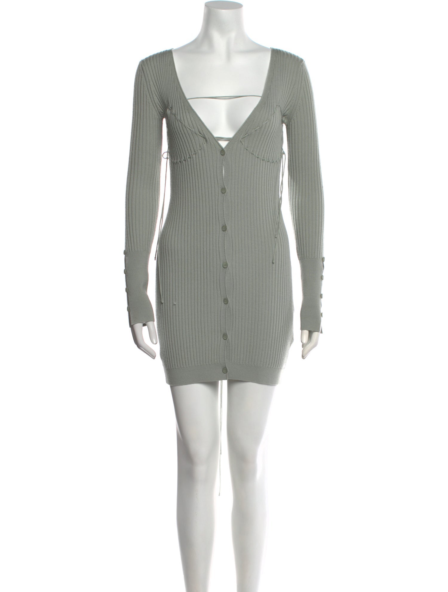 Jacquemus Merino Wool Mini Dress