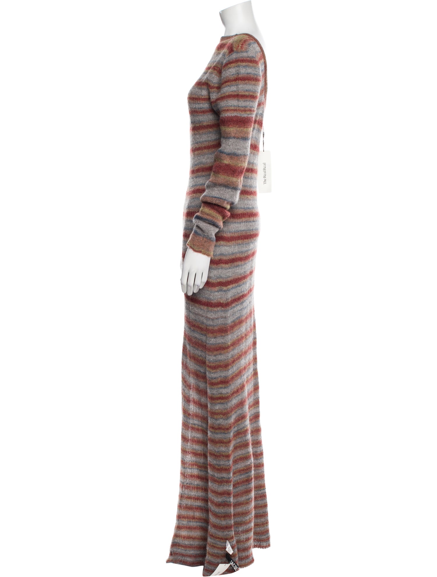 Jacquemus Striped Long Dress
