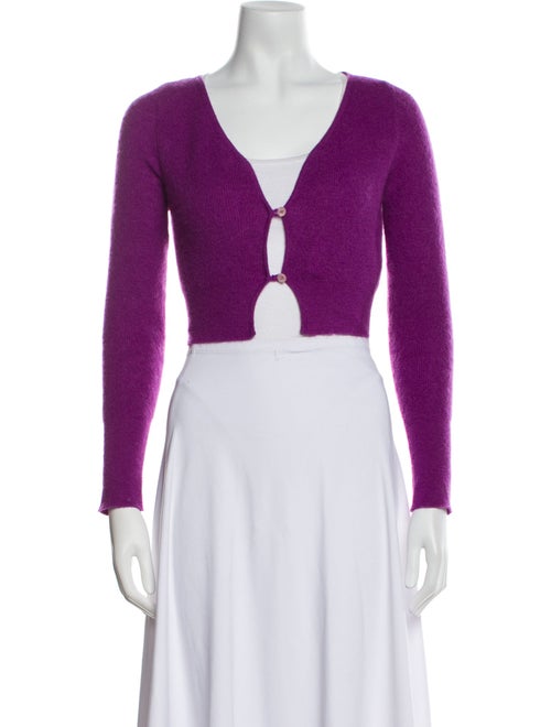 Jacquemus Mohair V-Neck Sweater