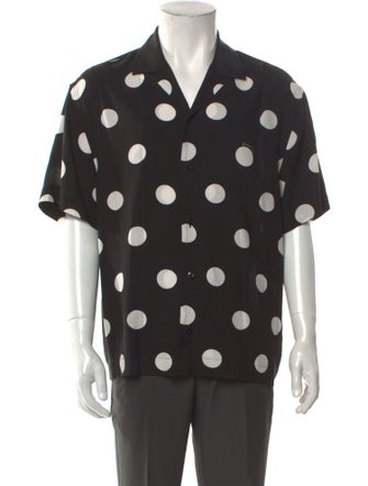 Jacquemus Polka Dot Print Short Sleeve Shirt