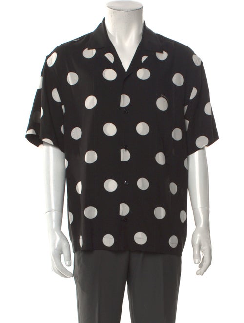 Jacquemus Polka Dot Print Short Sleeve Shirt
