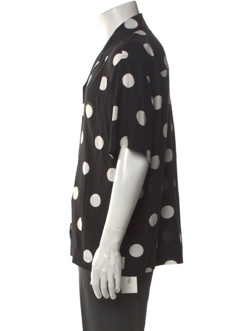 Jacquemus Polka Dot Print Short Sleeve Shirt