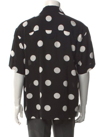 Jacquemus Polka Dot Print Short Sleeve Shirt