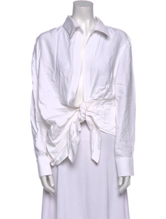 Jacquemus Long Sleeve Button-Up Top