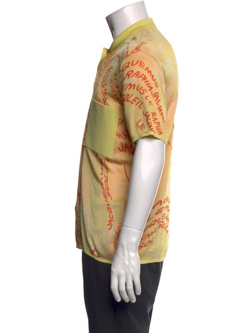 Jacquemus Graphic Print Short Sleeve Shirt