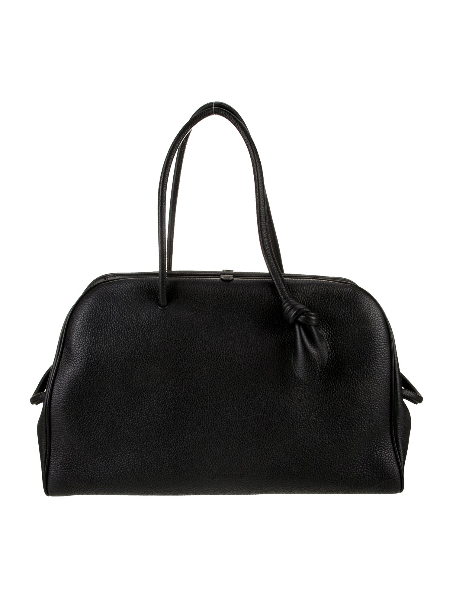 Jacquemus Leather Weekender Bag