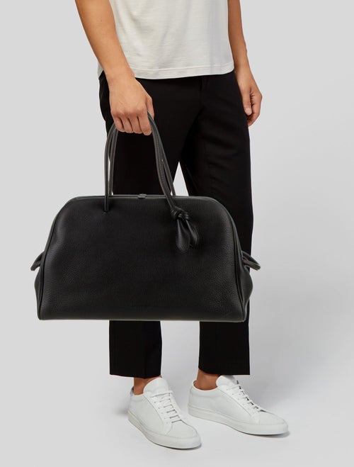 Jacquemus Leather Weekender Bag