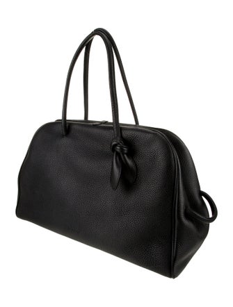 Jacquemus Leather Weekender Bag