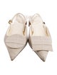 Jacquemus Canvas Slingback Pumps
