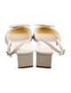 Jacquemus Canvas Slingback Pumps