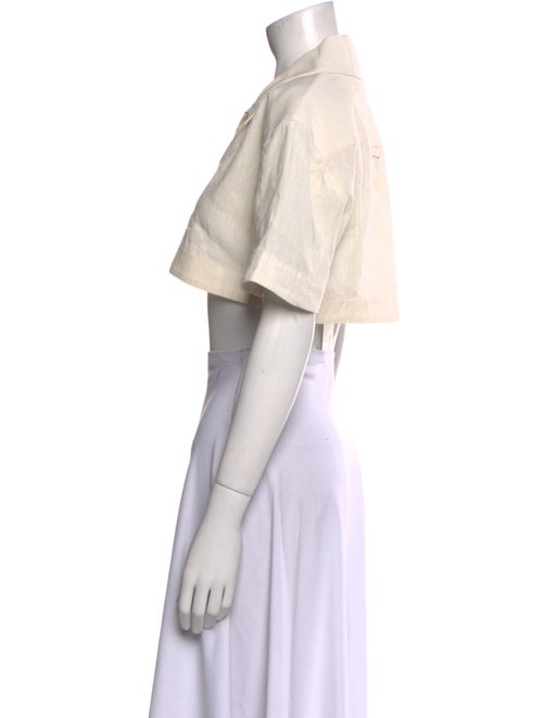 Jacquemus Short Sleeve Crop Top