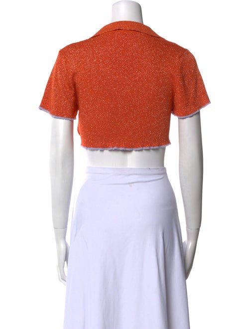 Jacquemus Short Sleeve Crop Top