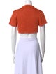 Jacquemus Short Sleeve Crop Top