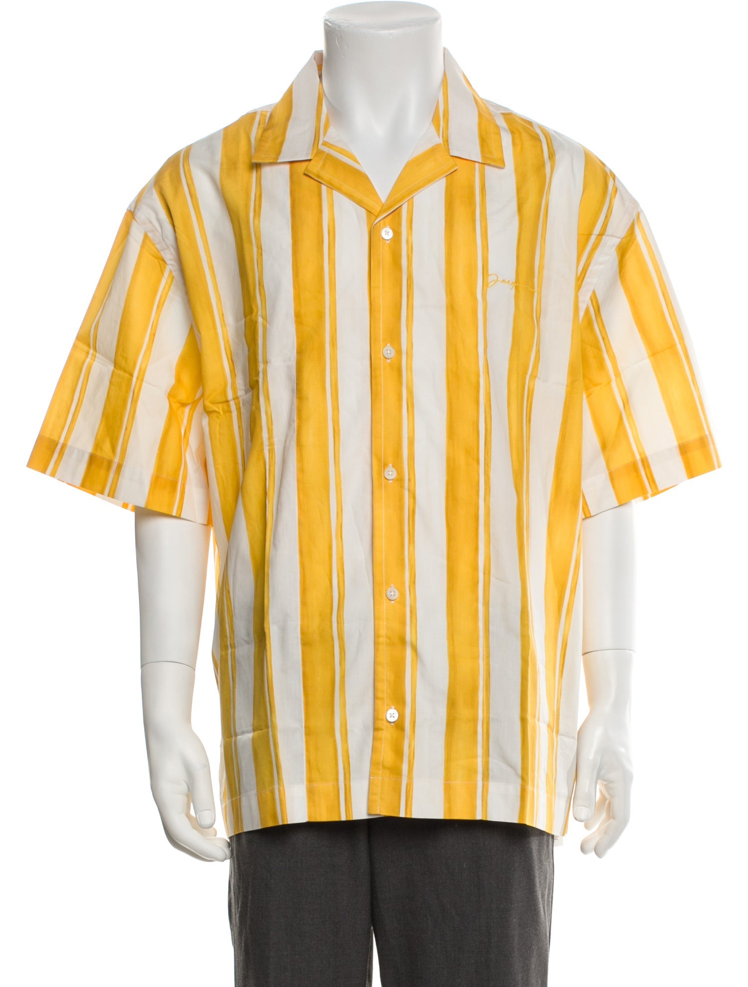 Jacquemus Striped Short Sleeve Shirt w/ Tags