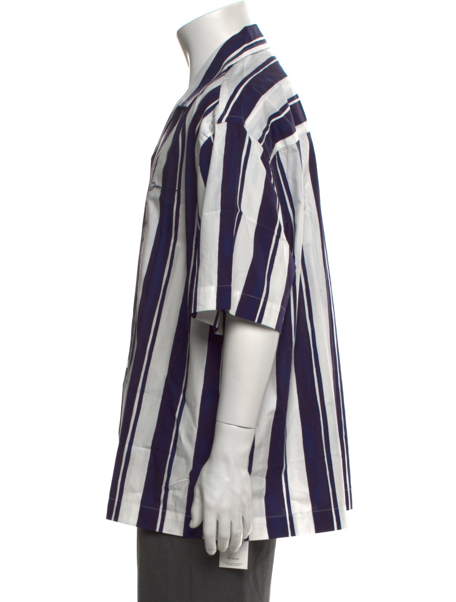 Jacquemus Striped Short Sleeve Shirt