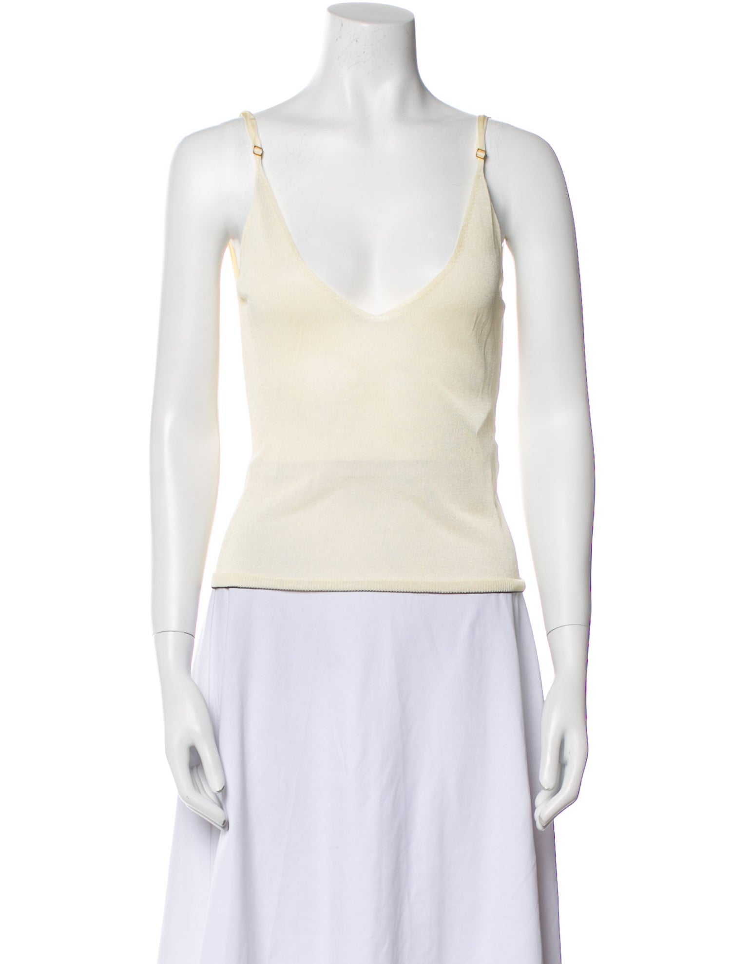 Jacquemus V-Neck Sleeveless Top
