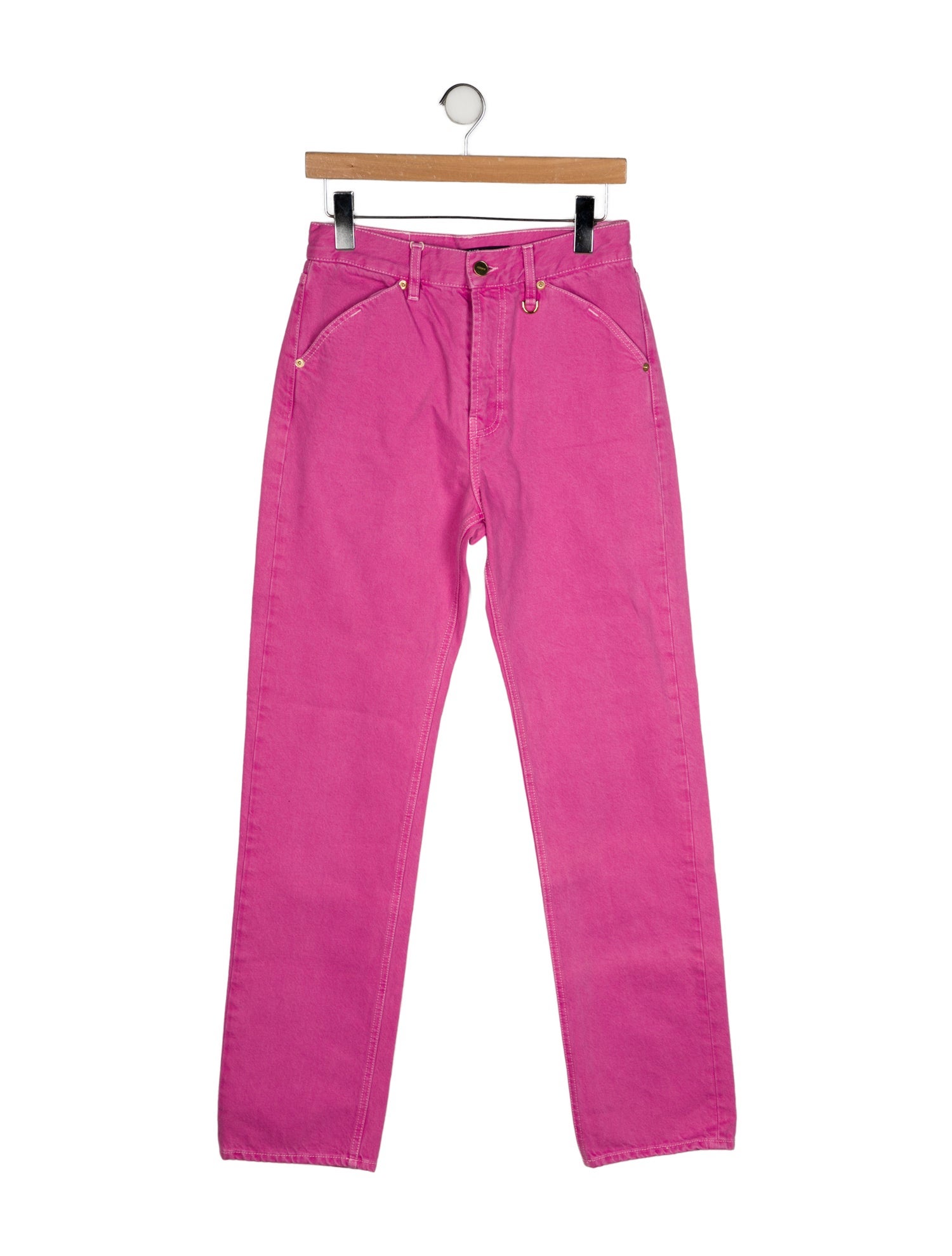 Jacquemus High-Rise Straight Leg Jeans w/ Tags