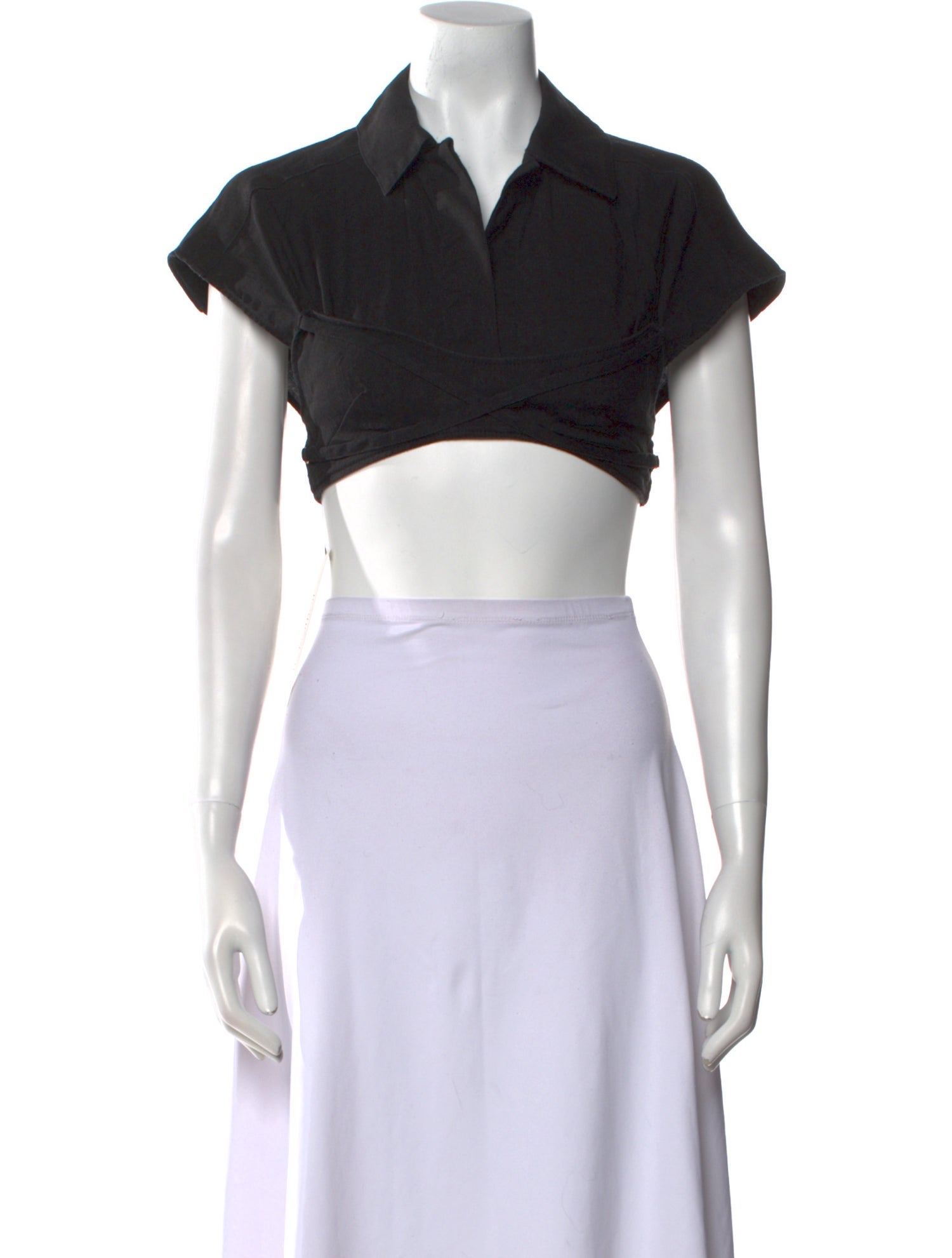 Jacquemus Short Sleeve Crop Top