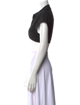 Jacquemus Short Sleeve Crop Top