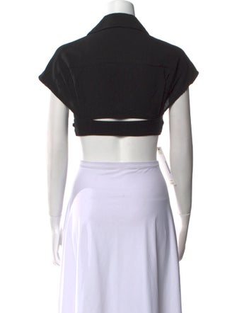 Jacquemus Short Sleeve Crop Top