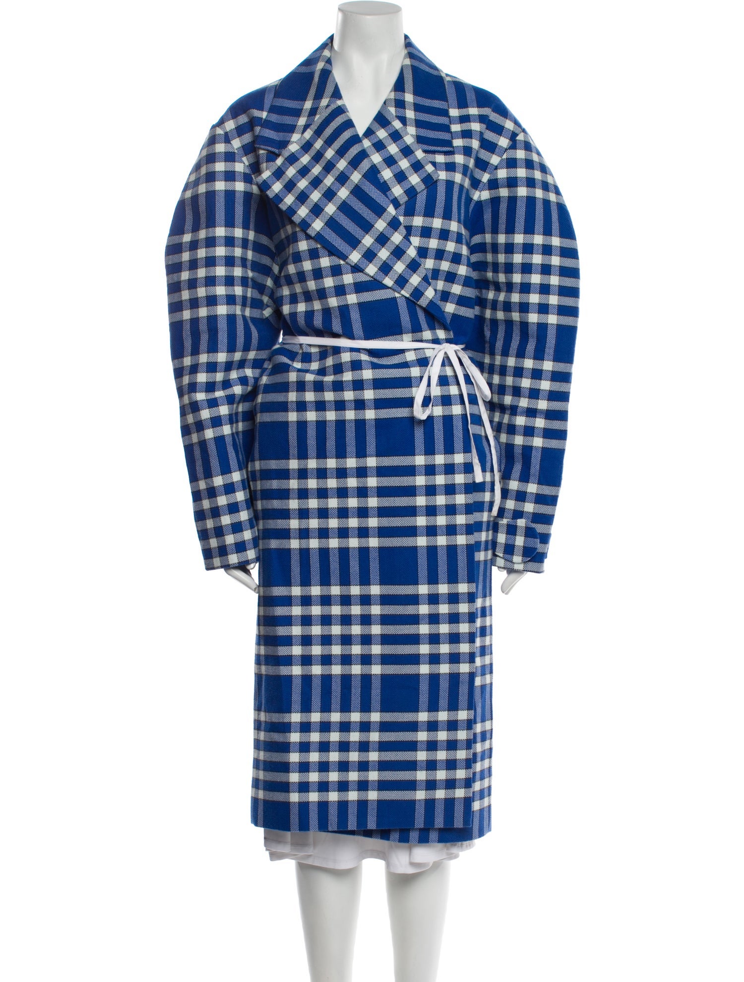 Jacquemus Plaid Print Denim Jacket