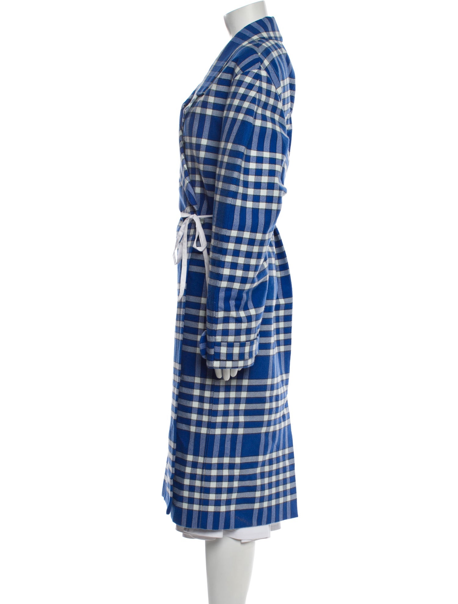 Jacquemus Plaid Print Denim Jacket