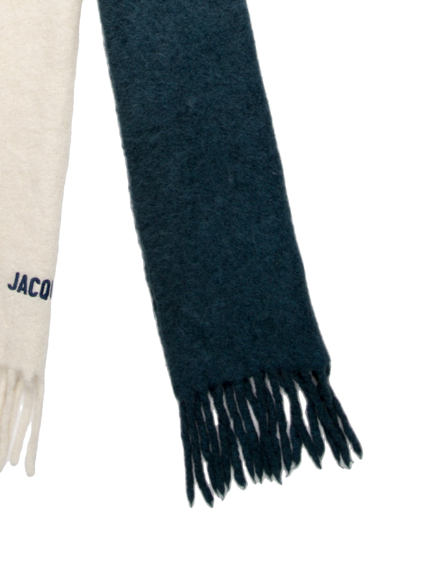 Jacquemus Alpaca Colorblock Pattern Scarf