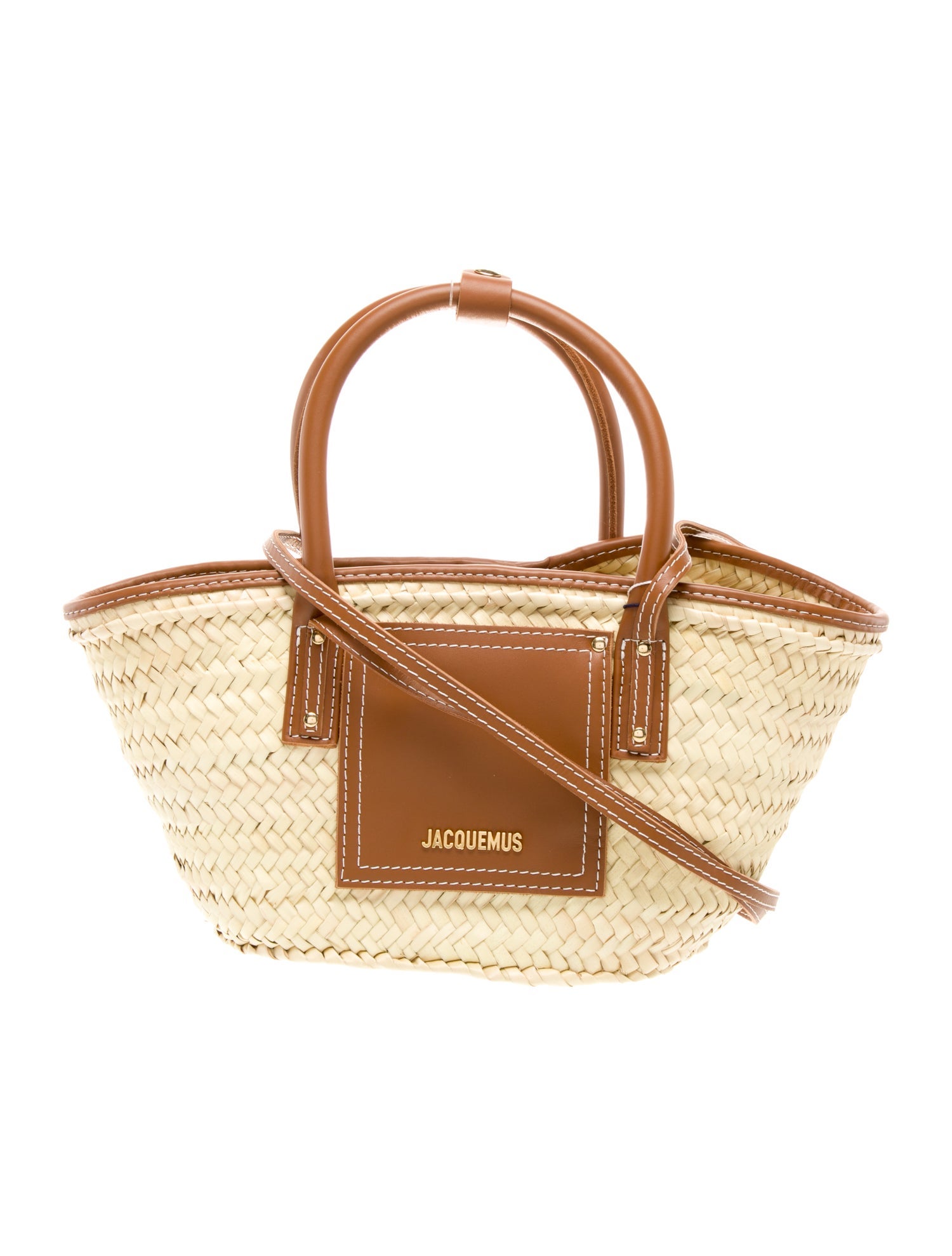 Jacquemus Straw Top Handle Bag w/ Tags