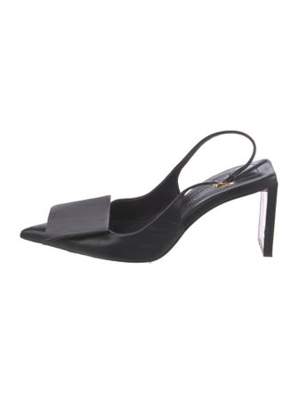 Jacquemus Leather Slingback Pumps