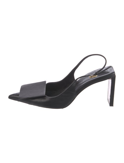 Jacquemus Leather Slingback Pumps
