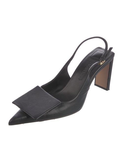 Jacquemus Leather Slingback Pumps