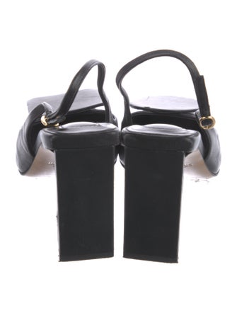 Jacquemus Leather Slingback Pumps