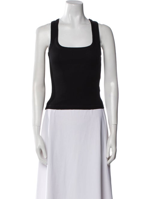 Jacquemus Square Neckline Sleeveless Crop Top