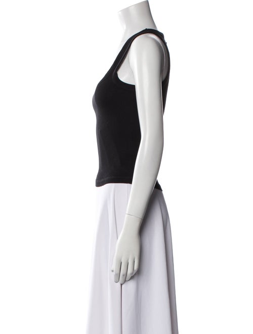 Jacquemus Square Neckline Sleeveless Crop Top