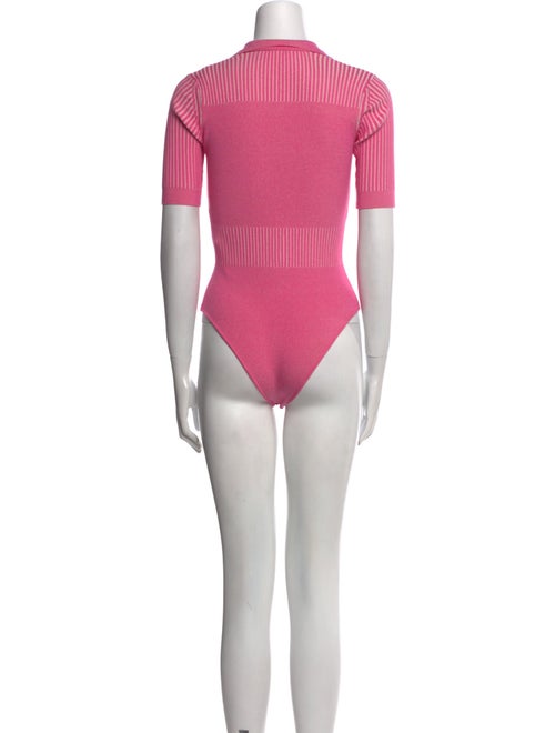 Jacquemus V-Neck Short Sleeve Bodysuit