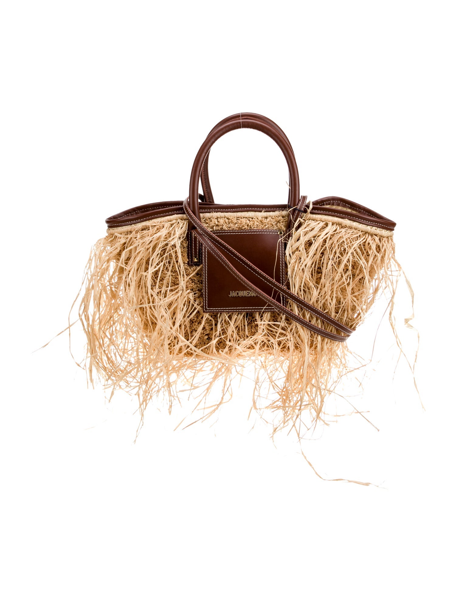 Jacquemus Straw Shoulder Bag w/ Tags