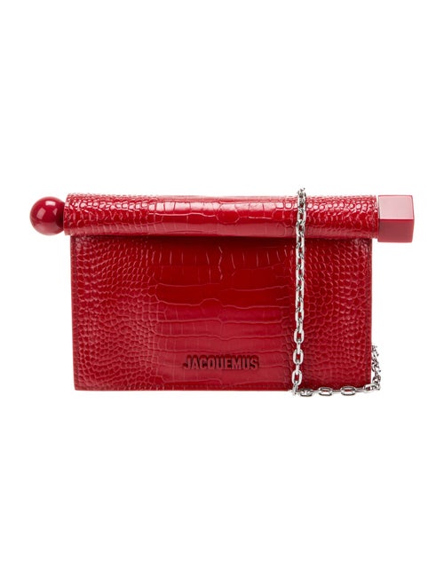 Jacquemus Embossed Leather Rond Carre