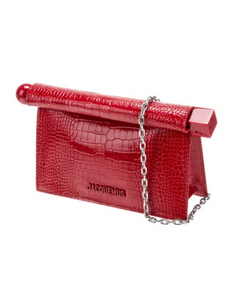 Jacquemus Embossed Leather Rond Carre