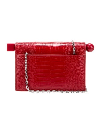 Jacquemus Embossed Leather Rond Carre