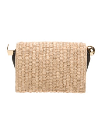 Jacquemus Straw Rond Carré Clutch