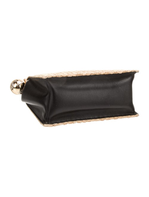 Jacquemus Straw Rond Carré Clutch