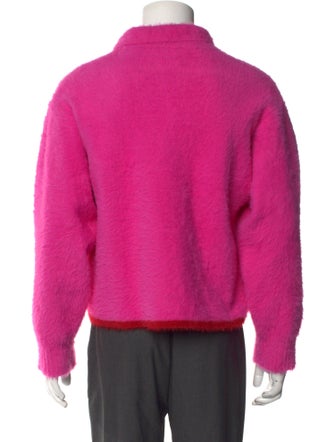 Jacquemus Collar Long Sleeve Polo Sweater