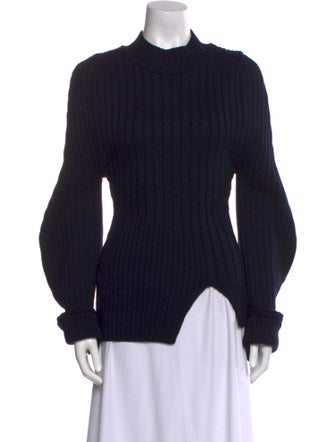 Jacquemus Wool Mock Neck Sweater