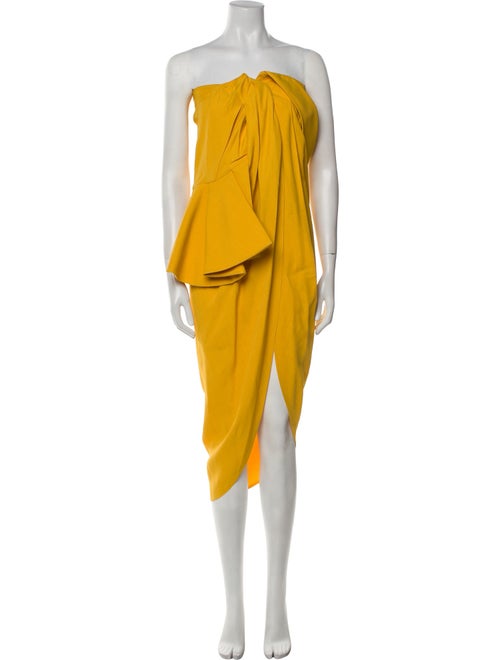 Jacquemus Strapless Midi Length Dress