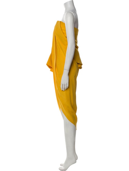 Jacquemus Strapless Midi Length Dress