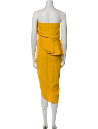 Jacquemus Strapless Midi Length Dress