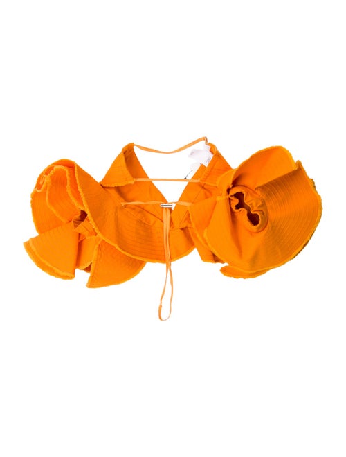 Jacquemus Halterneck Sleeveless Crop Top