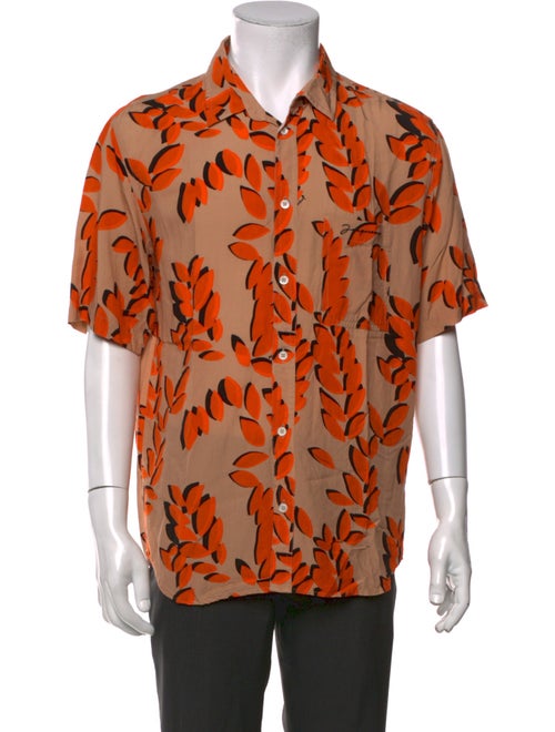 Jacquemus Floral Print Short Sleeve Shirt