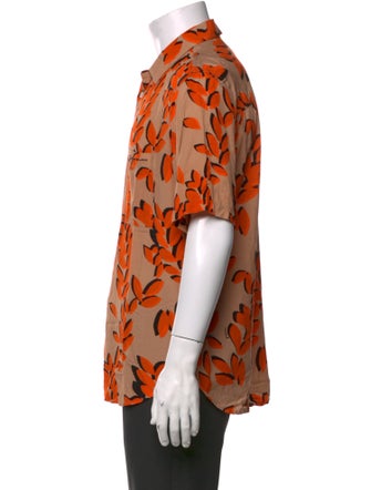 Jacquemus Floral Print Short Sleeve Shirt
